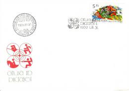 HUNGARY - 1989. FDC  - 31st Modern Pentathlon World Championships,Budapest - FDC