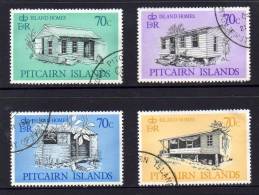 Pitcairn Islands 1987 Homes Set Of 4 Used - Islas De Pitcairn