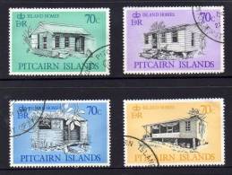 Pitcairn Islands 1987 Homes Set Of 4 Used - Pitcairn Islands