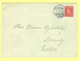 Finland Old Cover - 1938 Postmark - Lettres & Documents