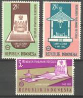 INDONESIA INDONESIË 1967 ZBL 587-89 MNH ** - Indonesia