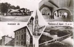 CPSM VALENCE D´AGEN (Tarn Et Garonne) - Souvenir De.... : 5 Vues - Valence