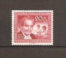 GERMANY DEUTSCHE BUNDESPOST BERLIN ELLY HEUSS-KNAPP 1957 / MNH / 178 - Unused Stamps