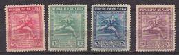 G0521 - CUBA Yv N°207/11 * (-210) ATHLETISME - Unused Stamps