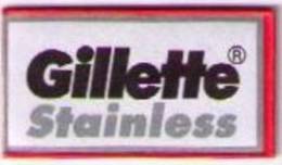 LAMETTA DA BARBA - GILLETTE STAINLESS ( ROSSA) - ANNO ? - Rasierklingen