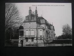 Chateau De Ricquebourg(Oise),bati Sur Pilotis(vu De Cote) - Picardie