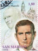 P - 2005 San Marino - Beato Alberto Marvelli - Used Stamps