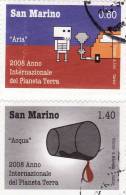 P - 2008 San Marino - Anno Int. Del Pianeta Terra - Oblitérés