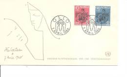 Réfugiés ( FDC De Norvège De 1960 à Voir) - Flüchtlinge