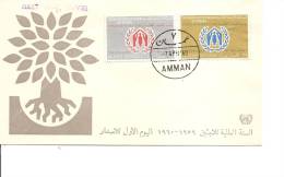 Réfugiés ( FDC De Jordanie De 1960 à Voir) - Flüchtlinge