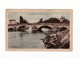 Carte 1930 ANCE / PONT DE L'AZERGUES (lavoir ? ,laveuses) - Anse