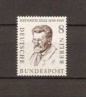 GERMANY DEUTSCHE BUNDESPOST BERLIN BERÜHMTE MÄNNER BERLINS 1957 / MNH / 164 - Unused Stamps