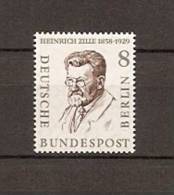 GERMANY DEUTSCHE BUNDESPOST BERLIN BERÜHMTE MÄNNER BERLINS 1957 / MNH / 164 - Ungebraucht