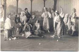 RUSSIA-ORIGINAL-PHOTO-POSTCARD-1928-RUSSIAN SCHOOL-DANCING CHILDREN-ORTHODOX -LOOK AT 2 SCANS-TOP!!! - Russia