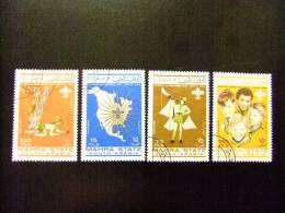 MAHRA  ARABIA DU SUD      1967  YV 3  º4 Valores SCOUTISME  -- SCOUT - Used Stamps