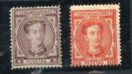 4P Et 10P  Yvert 170*  Et 171 (*) Cote 225 E Neuf Ou Ø - Unused Stamps