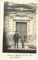 Yvelines-ref B435- 3 Cartes Photo -mantes Juillet 1912- Batiment Texte Honneur A M Larroux Maire Sympathique - - Autres & Non Classés