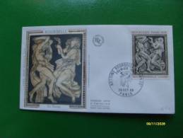 26.10.1968 First Day Cover ART De FRANCE Antoine BOURDELLE La Danse - Lettres & Documents