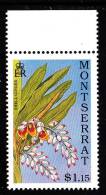 Montserrat MNH Scott #777 $1.15 Shell Ginger - Lilies - Montserrat