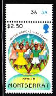 Montserrat MNH Scott #875 $2.30 Children - Health - United Nations 50th Anniversary - Montserrat
