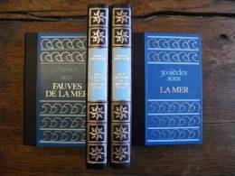 Chasse Aux Fauves De La Mer Monstres Marins 30 Siècles Sous La Mer 4 Livres - Lots De Plusieurs Livres