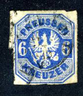 GS-21)  Prussia 1867  Mi.#25  Used Cat: (55.euros) - Usati