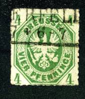 GS-22)  Prussia 1861  Mi.#14  Used Cat: (15.euros) - Oblitérés