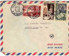 Carta Aérea, Paris 1956, Francia - 1927-1959 Storia Postale