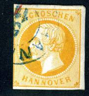 GS-38)  Hannover 1859  Mi.# 16a  Used Cat. ( 75.-euros) - Hanovre