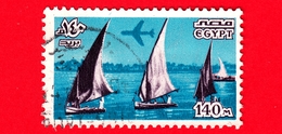 EGITTO - Usato - 1978 - Luoghi Di Interesse, Simboli E Opere D'arte - Imbarcazioni - Sail Boats On The Nile - 140 M - Luchtpost