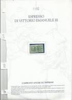 ITALY ITALIA REGNO ESPRESSI 1932 ESPRESSO LIRE 1,25 USATO SU FOGLIO ESPLICATIVO - Express Mail