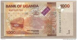 Uganda - Banconota Non Circolata Da 1000 Scellini - 2010 - Oeganda