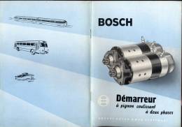 Brochure Bosch Stuttgart - Auto - Démarreur - Auto