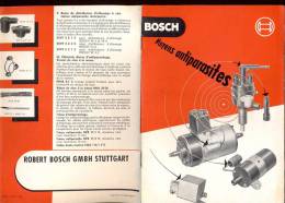 Brochure Bosch Stuttgart - Auto - Moyens Antiparasites Radio - Auto