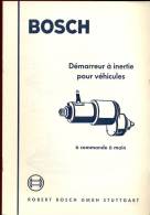 Brochure Bosch Stuttgart - Auto - Démarreur A Inertie Pour Véhicules - Auto