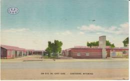 Cheyenne WY Wyoming, Minnehaha Motor Lodge, Motel Lodging, C1940s/50s Vintage Linen Postcard - Cheyenne