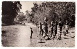 AFRICA TOGO ATAKPAME AT THE RIVER SIDE POSTCARD 1961. - Togo