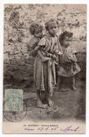 Cpa Algérie - Enfants Kabyles - (Cachet : Oran 1906) - Niños
