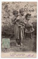 Cpa Algérie - Enfants Kabyles - (Cachet : Oran 1906) - Kinderen