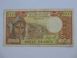 1000 Francs 1979-1988 - République De DJIBOUTI - Banque Nationale - - Dschibuti