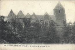 PICARDIE - 80 - SOMME - SAINT VALERY SUR SOMME - L'Eglise Vue De La Digue - Saint Valery Sur Somme