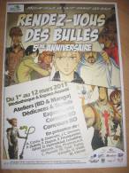 Affiche Festival BD Saint Amand Les Eaux 2011 - Afiches & Offsets