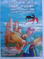 Affiche BROCARD Philippe Festival BD Ecully 2008 - Afiches & Offsets