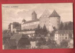 C0054 Porrentruy, Le Château. Cachet 1915 Turberg Frossard - Porrentruy