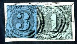 GS-118)  Thurn And Taxis 1856  Mi.#7b+8  Used - Usados