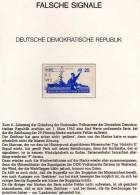 6 Jahre Volksarmee 1962 Waffengattungen DDR 876/0 ** Plus SBl.879 SST 14€ Matrose Mit Signal-Flaggen Flag Set Of Germany - Briefe U. Dokumente