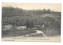 Champtoceaux (49) : Les Habitations Du Côteau Route De La Varenne En 1918. - Champtoceaux