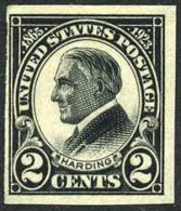 US #611 Mint Never Hinged ( NH )  2c Imperf Harding From 1923 - Unused Stamps