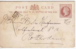 Great Britain 1880 Postcard - Cartas & Documentos