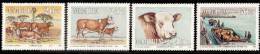 South Africa Namibia 1993 Cattle Stamps Bovine Cow Bull Calf Beef Food Farm Agriculture Ship - Vaches